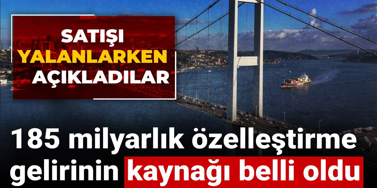 185 milyarlik ozellestirme gelirinin kaynagi belli oldu satisi yalanlarken acikladilar GKHZUW4T