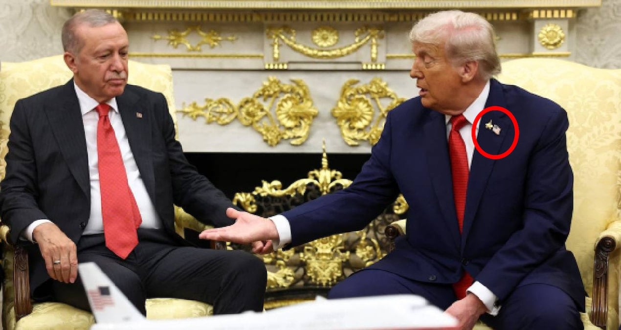 trump erdogan gorusmesinde dikkat ceken rozet detayi SiXu4Feg