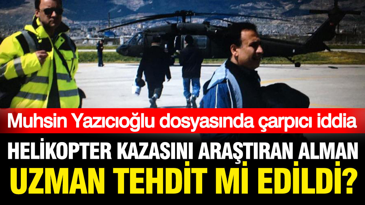 Muhsin Yazıcıoğlu kazasını araştıran Alman kaza uzmanı tehdit mi edildi? Haber gorseli