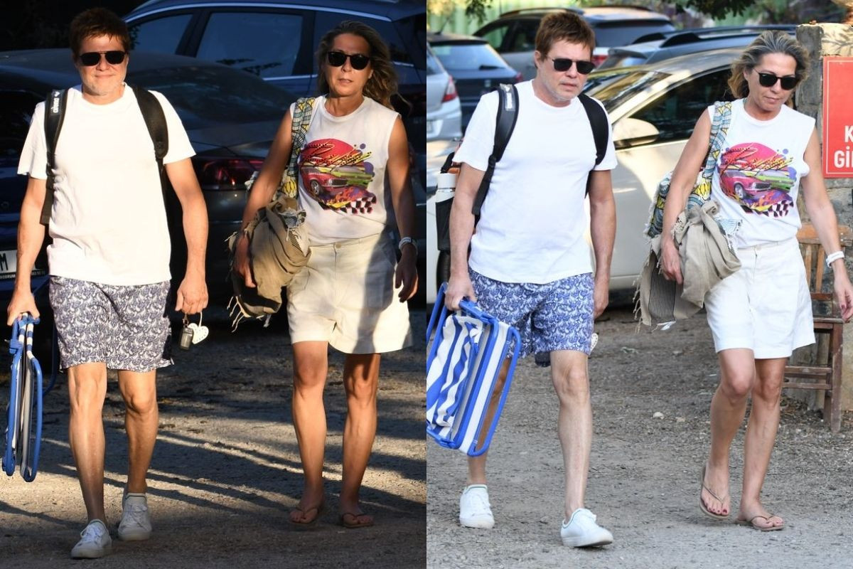 Mirkelam ve sevgilisi Aysen Sabancı’nın Bodrum’da ‘kamp sandalye’li tatili Img