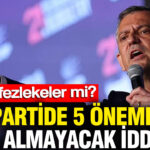Yeni partide 5 onemli isim yer almayacak iddiasi nedeni fezlekeler mi rrPvjvfI